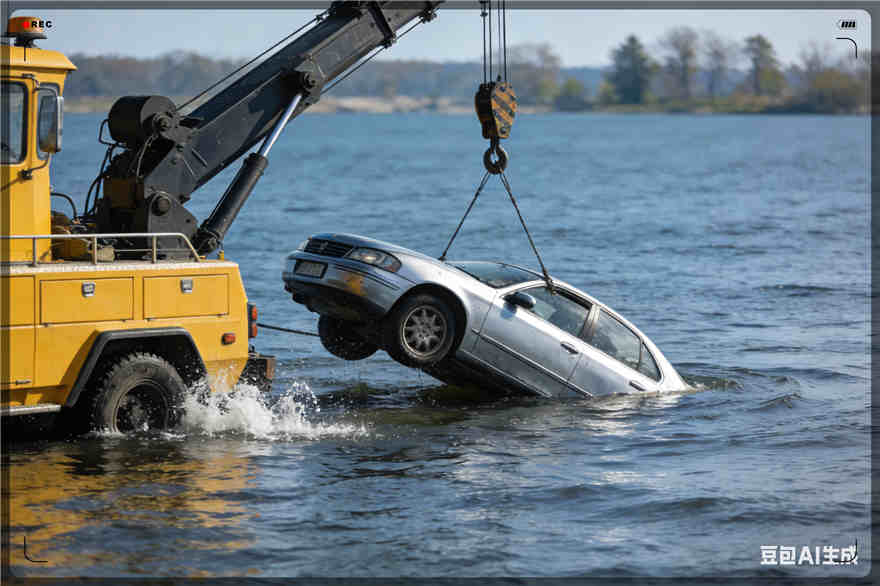 峄城区吊车救援电话【案例】
